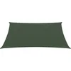 Image de vidaXL - Zonnezeil - 160 - g/m² - 3/4x3 - m - HDPE - donkergroen