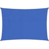 Image de vidaXL - Zonnezeil - rechthoekig - 160 - g/m² - 2,5x5 - m - HDPE - blauw