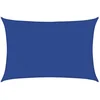 Image de vidaXL - Zonnezeil - 160 - g/m² - rechthoekig - 4x6 - m - HDPE - blauw