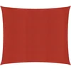 Image de vidaXL - Zonnezeil - 160 - g/m² - 4x4 - m - HDPE - rood