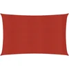 Image de vidaXL - Zonnezeil - 160 - g/m² - 2x4 - m - HDPE - rood