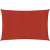 Image de vidaXL - Zonnezeil - 160 - g/m² - 2x4,5 - m - HDPE - rood