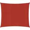 Image de vidaXL - Zonnezeil - 160 - g/m² - 2,5x3 - m - HDPE - rood