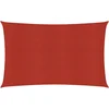 Image de vidaXL - Zonnezeil - 160 - g/m² - 3x4 - m - HDPE - rood