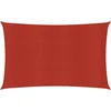 Image de vidaXL - Zonnezeil - 160 - g/m² - 4x7 - m - HDPE - rood