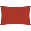 Image de vidaXL - Zonnezeil - 160 - g/m² - 5x6 - m - HDPE - rood