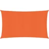 Image de vidaXL - Zonnezeil - 160 - g/m² - 2x5 - m - HDPE - oranje