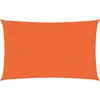 Image de vidaXL - Zonnezeil - 160 - g/m² - rechthoekig - 3x5 - m - HDPE - oranje