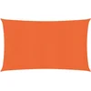 Image de vidaXL - Zonnezeil - 160 - g/m² - rechthoekig - 3x6 - m - HDPE - oranje