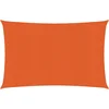 Image de vidaXL - Zonnezeil - 160 - g/m² - 3,5x4,5 - m - HDPE - oranje