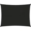 Image de vidaXL - Zonnezeil - 160 - g/m² - 2x3 - m - HDPE - zwart