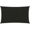 Image de vidaXL - Zonnezeil - 160 - g/m² - 2x5 - m - HDPE - zwart