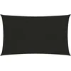 Image de vidaXL - Zonnezeil - 160 - g/m² - 2,5x5 - m - HDPE - zwart