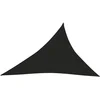 Image de vidaXL - Zonnezeil - 160 - g/m² - 4x5x6,8 - m - HDPE - zwart