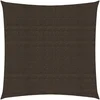 Image de vidaXL - Zonnezeil - 160 - g/m² - 3x3 - m - HDPE - bruin