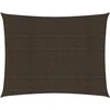 Image de vidaXL - Zonnezeil - 160 - g/m² - 3x4,5 - m - HDPE - bruin