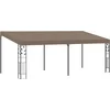 Image de vidaXL - Wandprieel - 6x3x2,5 - m - taupe