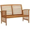 Image de vidaXL - Tuinbank - 119 - cm - massief - acaciahout