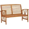 Image de vidaXL - Tuinbank - 119 - cm - massief - acaciahout