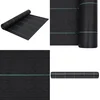 Image de vidaXL - Worteldoek - 2x100 - m - PP - zwart