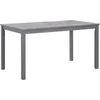 Image de vidaXL - Tuintafel - 140x80x74 - cm - massief - acaciahout - greywash