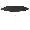 Image de vidaXL - Parasol - met - LED-verlichting - 400 - cm - zwart