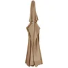 Image de vidaXL - Vervangingsdoek - voor - parasol - 610 - cm - taupe