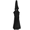 Image de vidaXL - Vervangingsdoek - voor - parasol - 610 - cm - zwart