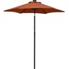 Image de vidaXL - Parasol - met - LED-verlichting - 200x211 - cm - aluminium - terracotta