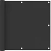 Image de vidaXL - Balkonscherm - 90x300 - cm - oxford - stof - antraciet
