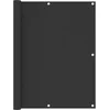 Image de vidaXL - Balkonscherm - 120x600 - cm - oxford - stof - antraciet