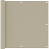 Image de vidaXL - Balkonscherm - 90x300 - cm - oxford - stof - beige