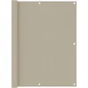 Image de vidaXL - Balkonscherm - 120x300 - cm - oxford - stof - beige