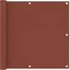 Image de vidaXL - Balkonscherm - 90x300 - cm - oxford - stof - terracotta