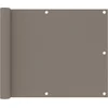Image de vidaXL - Balkonscherm - 75x400 - cm - oxford - stof - taupe