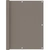 Image de vidaXL - Balkonscherm - 120x500 - cm - oxford - stof - taupe