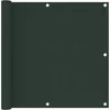 Image de vidaXL - Balkonscherm - 90x600 - cm - oxford - stof - donkergroen