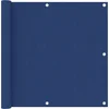 Image de vidaXL - Balkonscherm - 90x400 - cm - oxford - stof - blauw