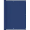 Image de vidaXL - Balkonscherm - 120x400 - cm - oxford - stof - blauw