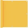 Image de vidaXL - Balkonscherm - 90x600 - cm - oxford - stof - geel