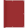 Image de vidaXL - Balkonscherm - 120x300 - cm - oxford - stof - rood