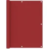 Image de vidaXL - Balkonscherm - 120x400 - cm - oxford - stof - rood