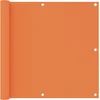 Image de vidaXL - Balkonscherm - 90x300 - cm - oxford - stof - oranje