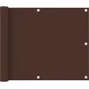 Image de vidaXL - Balkonscherm - 75x300 - cm - oxford - stof - bruin