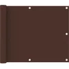 Image de vidaXL - Balkonscherm - 75x600 - cm - oxford - stof - bruin