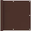 Image de vidaXL - Balkonscherm - 90x300 - cm - oxford - stof - bruin