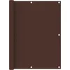 Image de vidaXL - Balkonscherm - 120x300 - cm - oxford - stof - bruin
