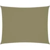 Image de vidaXL - Zonnescherm - rechthoekig - 3,5x4,5 - m - oxford - stof - beige