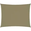 Image de vidaXL - Zonnescherm - rechthoekig - 4x5 - m - oxford - stof - beige