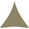 Image de vidaXL - Zonnescherm - driehoekig - 5x7x7 - m - oxford - stof - beige